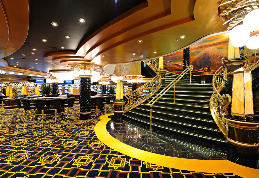 Das Royal Palm Casino an Bord der MSC Splendida