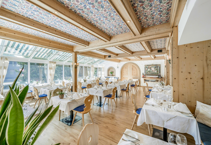 Turmhotel Victoria in Davos, Schweiz, Restaurant