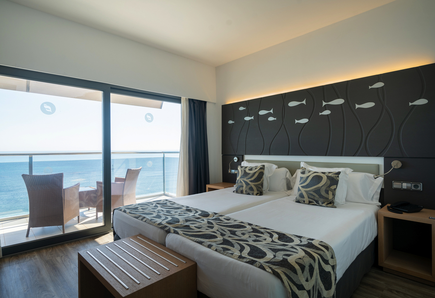 Beispiel eines Doppelzimmers Meerblick im Hotel THB Gran Bahia