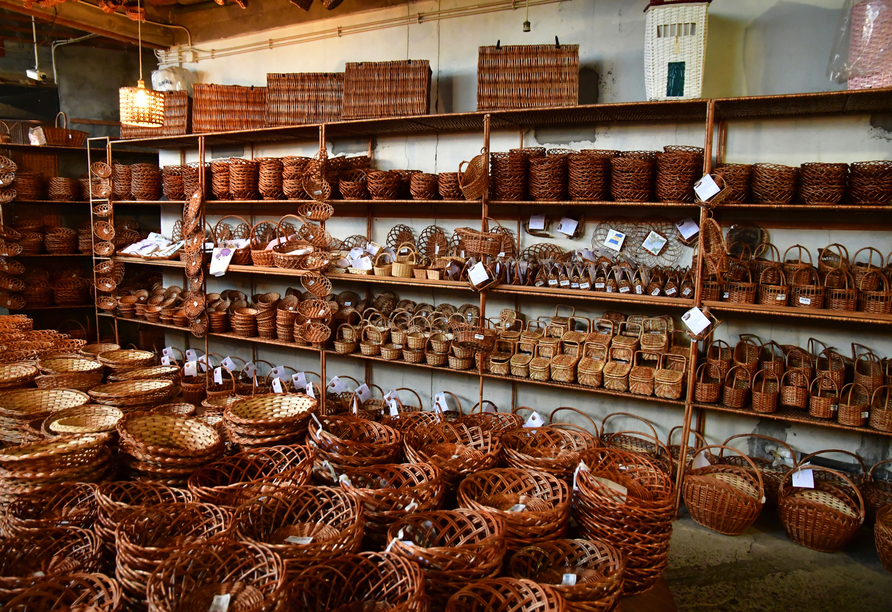 In Camacha erhalten Sie einen spannenden Einblick in die traditionelle Korbflechtkunst Madeiras.