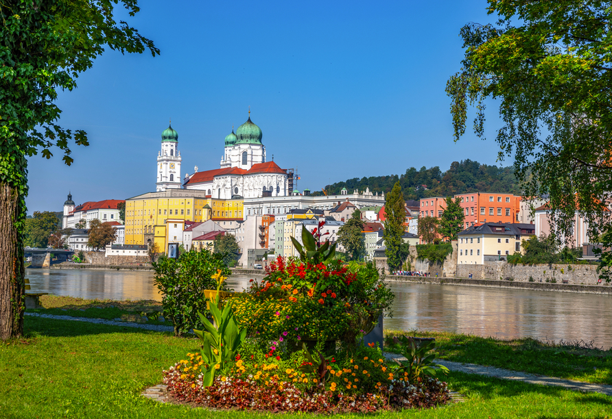 In der Drei-Flüsse-Stadt Passau beginnt Ihre Reise.