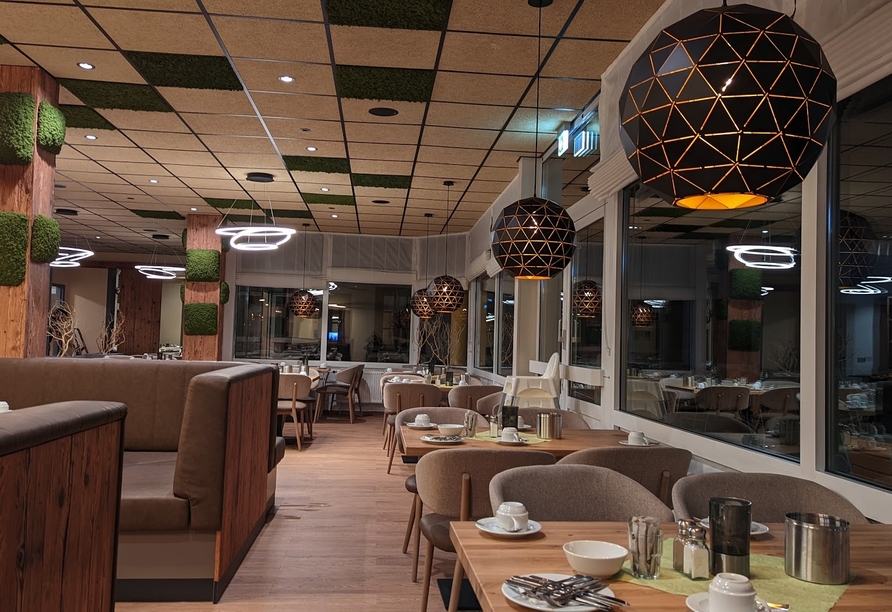Seit Sommer 2022 können die Gäste des Hotels im neuen Restaurant Königstein speisen.