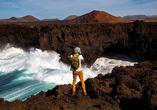 Freuen Sie sich auf Ihre Kreuzfahrt zu den Kanarischen Inseln – hier die Vulkaninsel Lanzarote.
