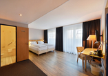 Beispiel eines Doppelzimmers Premium im AMEDIA Hotel Dresden Elbpromenade