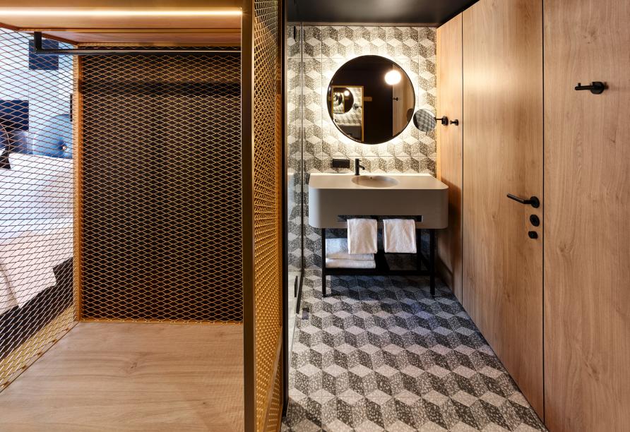 Die Doppelzimmer In-Tune im Hotel Jaz in the City Wien sind modern und wohnlich eingerichtet. (Zimmerbeispiel)