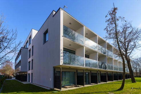 Außenansicht des Solny Resort in Kolberg