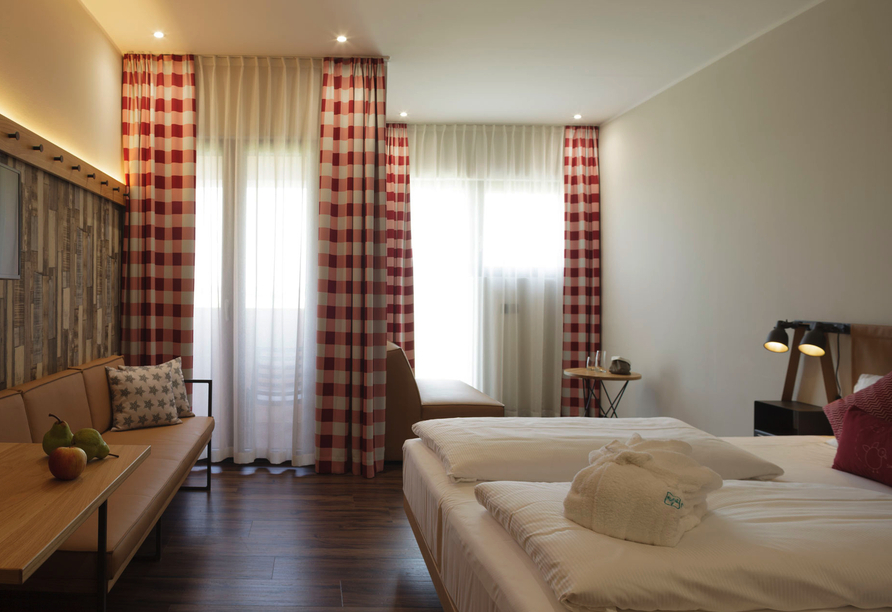 Beispiel eines Doppelzimmers im Mjus Resort & Thermal Park 