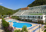 Hotel Narcis in Rabac in Istrien, Außenansicht Hotel