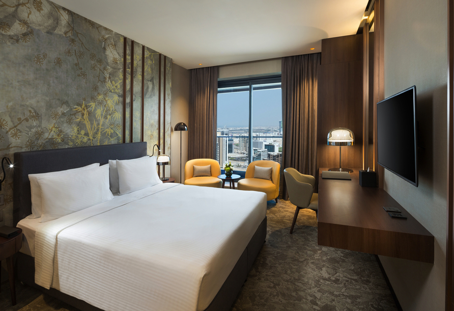 Beispiel eines Doppelzimmers Superior im Millennium Place Barsha Heights Hotel