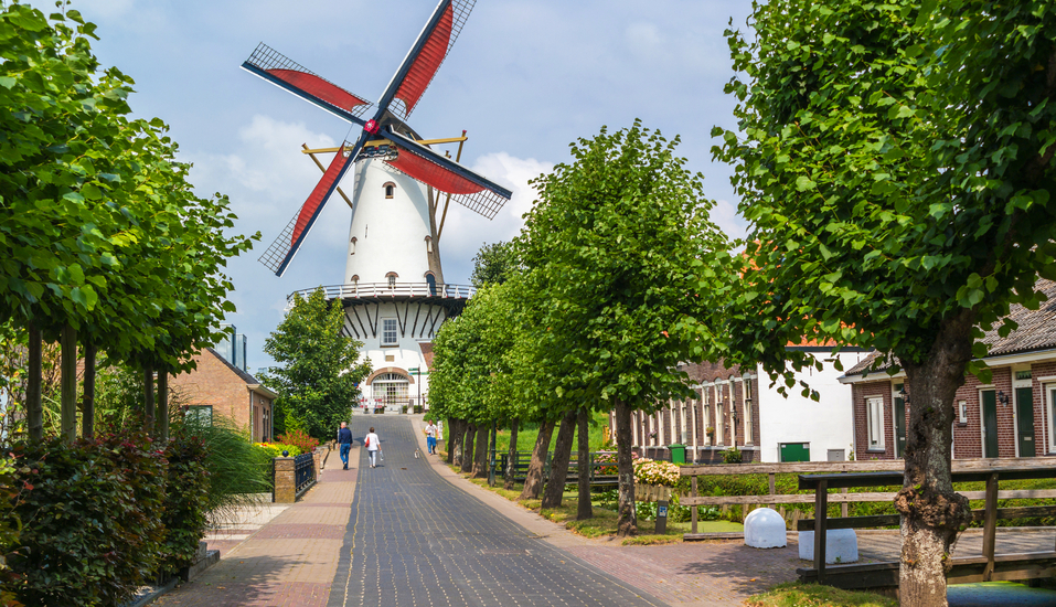Ruhe und Natur finden Sie in der kleinen holländischen Festungsstadt Willemstad.