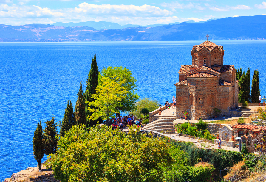 Eine Bootstour auf dem Ohridsee ist ein unvergessliches Erlebnis.