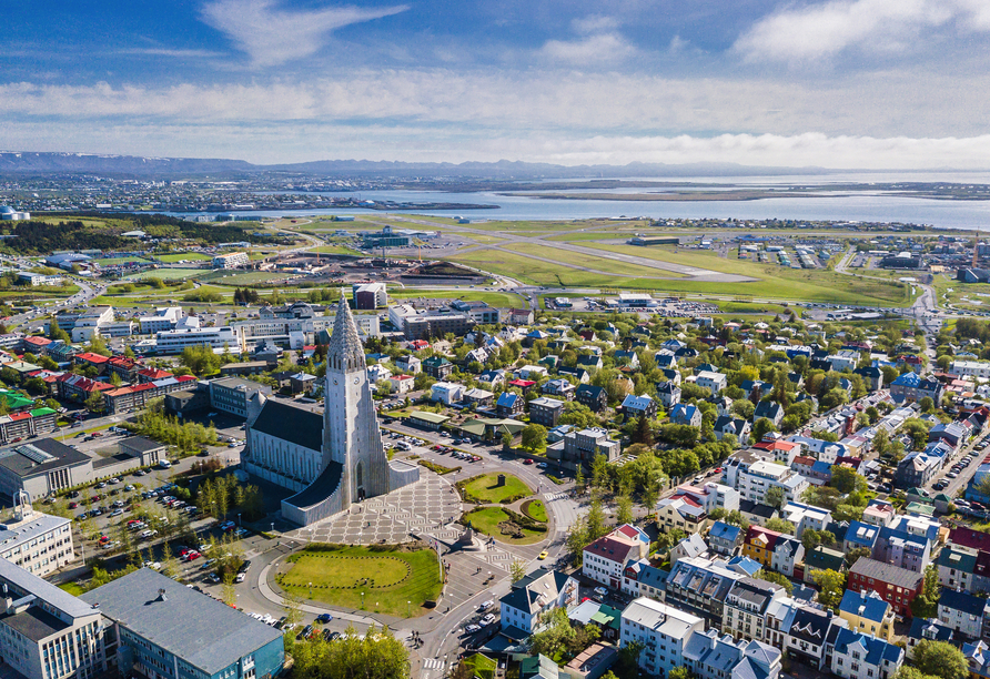 Entdecken Sie die isländische Hauptstadt Reykjavík.