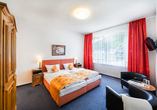Beispiel eines Doppelzimmers Moselblick im Gästehaus Friedrichs des Hotels Karl Noss