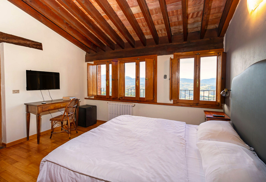 Beispiel eines Doppelzimmers im Hotel Villa Bonelli