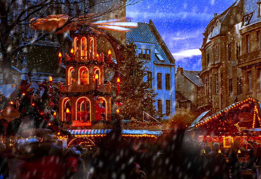 Der Weihnachtsmarkt in Bonn wird Sie verzaubern.