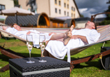 Entspannung finden Sie im Garten des Aktiv & Vital Hotels Thüringen.