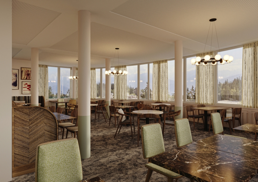 Hotel Faern Crans-Montana, Restaurant