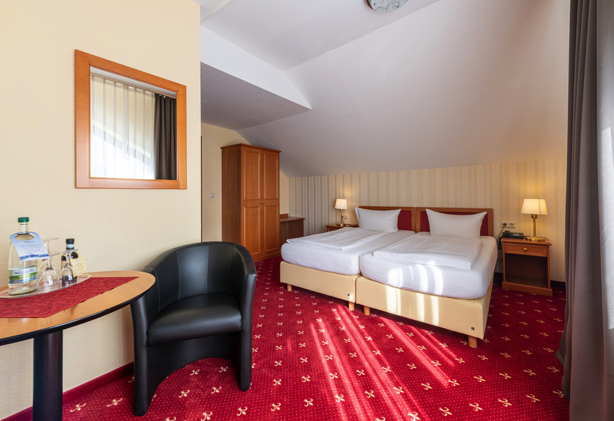 Beispiel eines Doppelzimmers Vital im Aktiv & Vital Hotel Thüringen