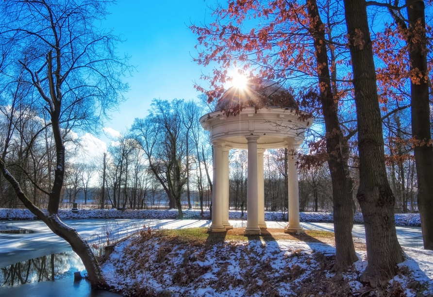 Schlosspark Lützschena in Leipzig