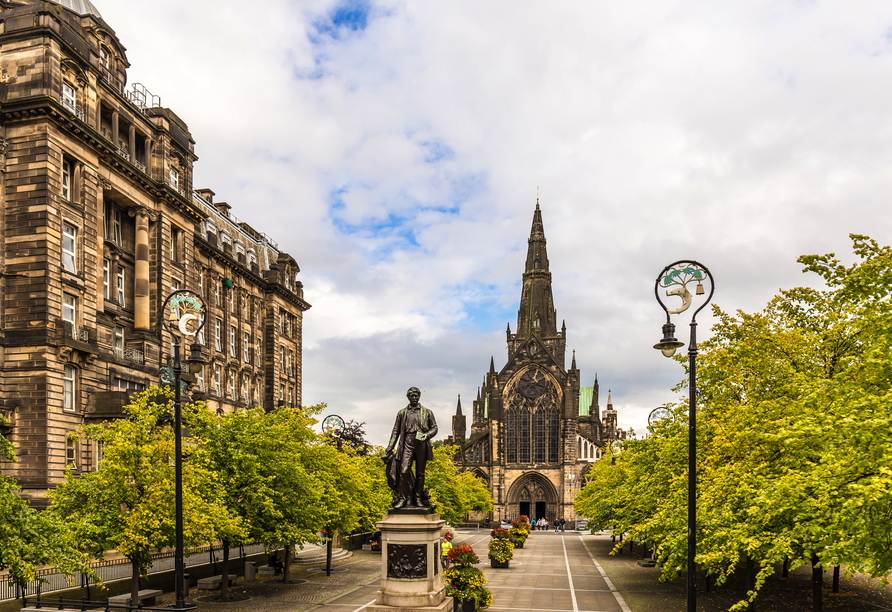 Freuen Sie sich auf das vielseitige Glasgow, die größte Stadt Schottlands.