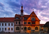 Das Rathaus von Harzgerode ist ein tolles Fotomotiv.