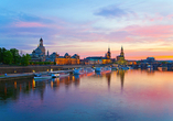 Dresden empfängt Sie mit der Brühlschen Terrasse - dem 