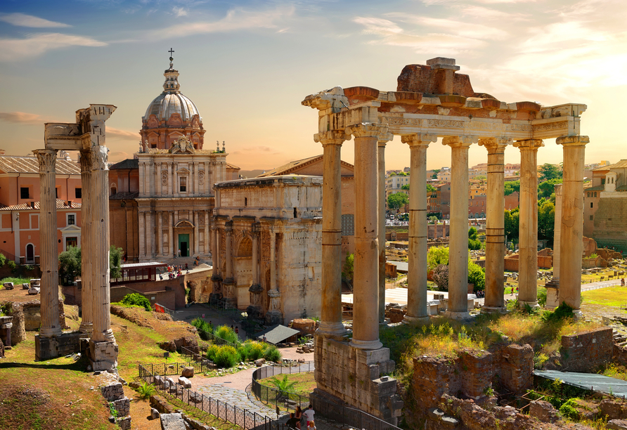 Das Forum Romanum ist das älteste römische Forum und war Mittelpunkt des politischen, wirtschaftlichen, kulturellen und religiösen Lebens in Rom.
