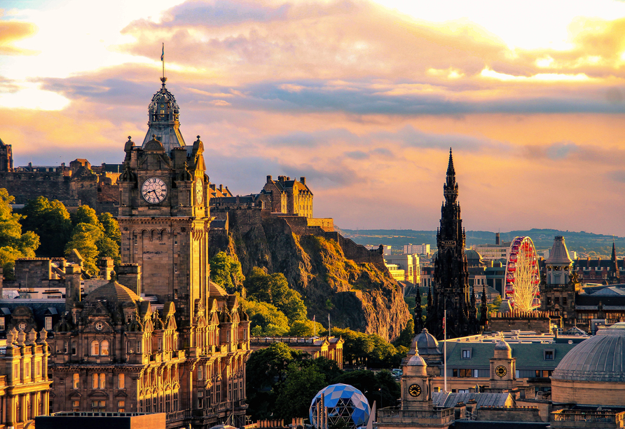 In der schottischen Hauptstadt Edinburgh gibt es einige Sehenswürdigkeiten zu entdecken!