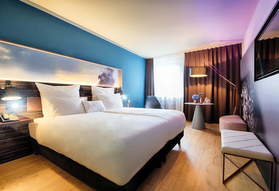 Beispiel eines Doppelzimmers im NYX Hotel Mannheim