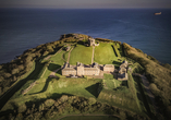 Von der Festung Pendennis Castle haben Sie einen tollen 360 Grad-Blick über die Küstenstadt Falmouth.