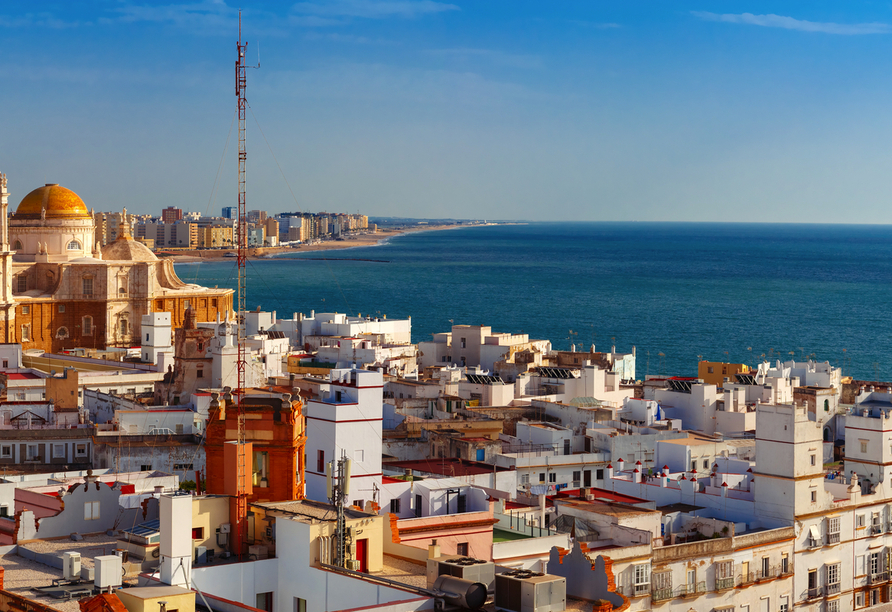 Die spanische Hafenstadt Cádiz ist eine der ältesten Städte in Westeuropa.