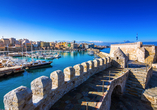Die Koules-Festung gehört zu den Wahrzeichen von Heraklion, der Hauptstadt der Insel Kreta. 