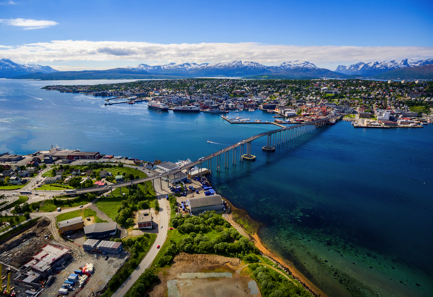 Auch ein Besuch in Tromsø steht auf dem Programm.