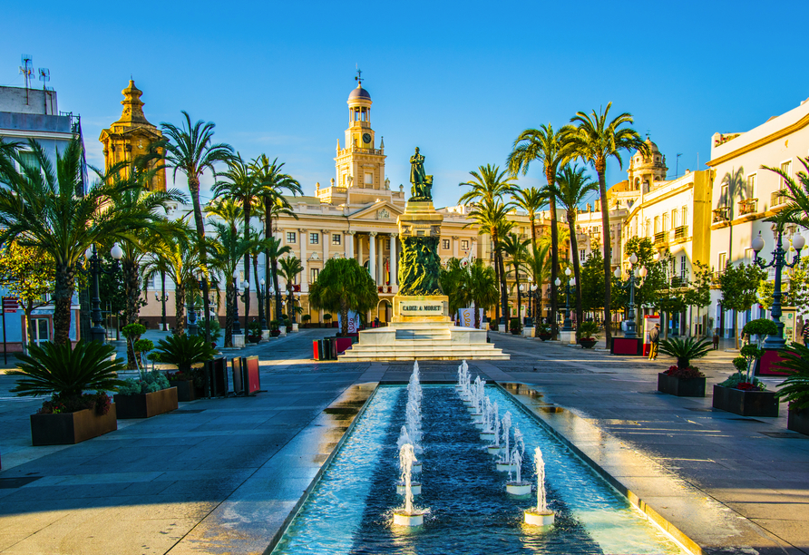 Optional können Sie einen Ausflug nach Cádiz hinzubuchen. 