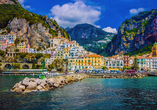 Traumhafter Blick auf Amalfi (Ausflug je nach Anreise inklusive)