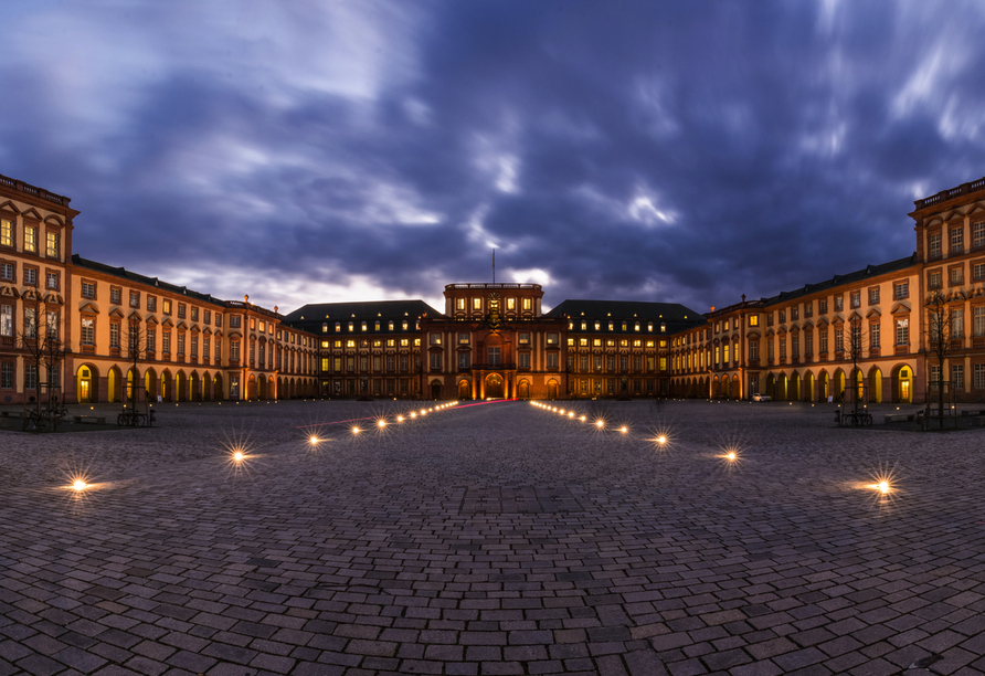 Das Barockschloss in Mannheim