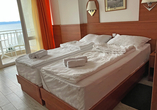 Beispiel Doppelzimmer mit Meerblick im Hotel Aurora