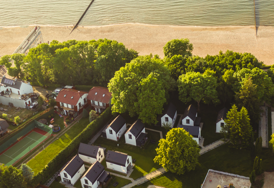 Freuen Sie sich auf einen schönen Ostseestrand in direkter Nachbarschaft der Villa Hoff. 