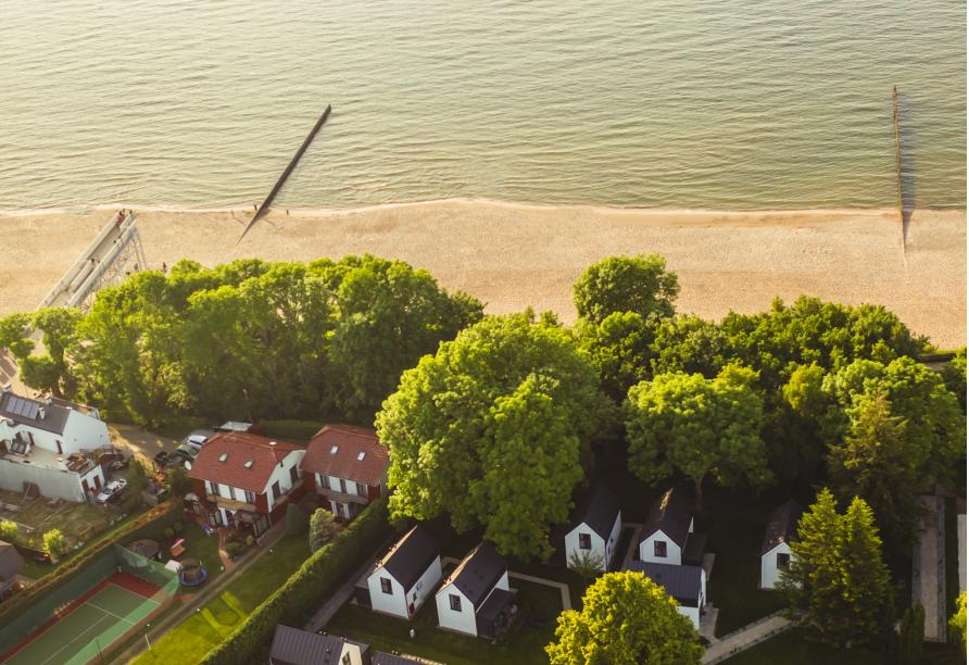 Freuen Sie sich auf einen schönen Ostseestrand in direkter Nachbarschaft der Villa Hoff. 