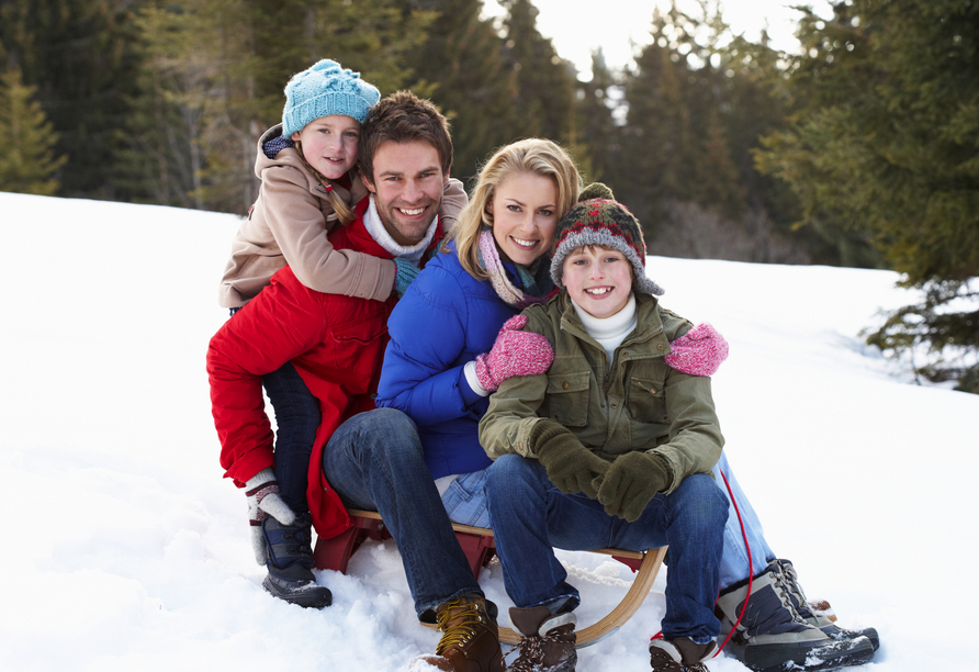 Freuen Sie sich auf einen herrlichen Winterurlaub – zu zweit oder mit der Familie.