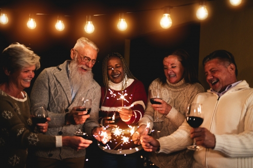Feiern Sie Silvester in bester Gesellschaft. 