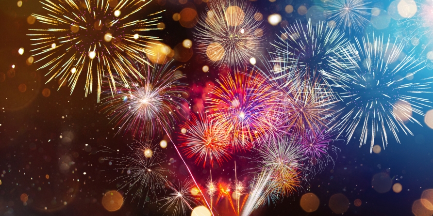Feuerwerk für den Jahreswechsel