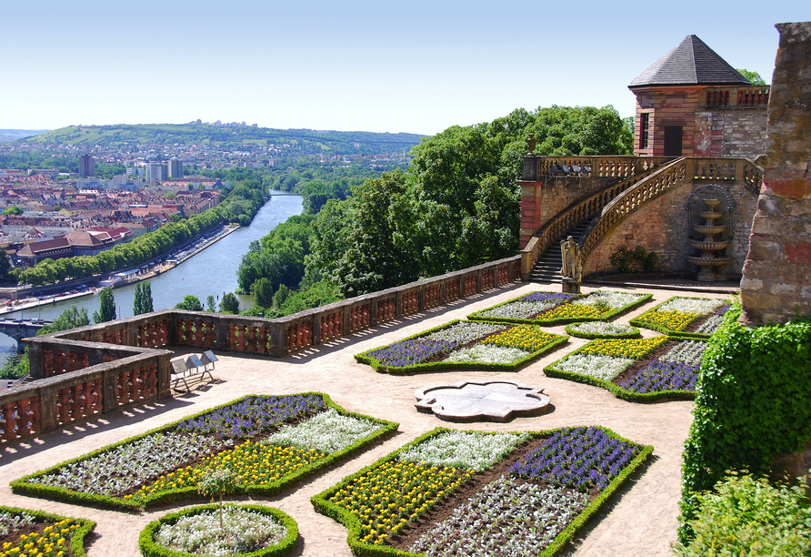 Garten an der Marienfeste in Würzburg