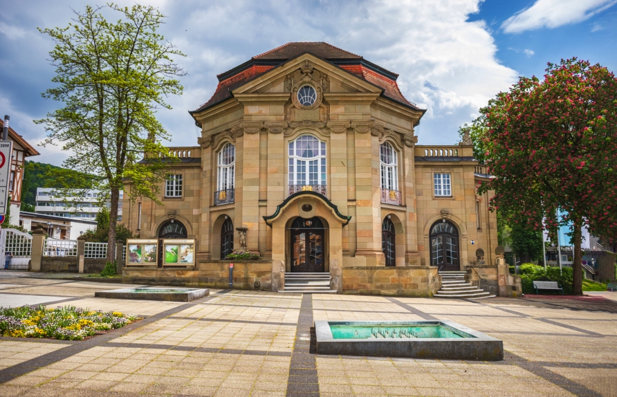 Das Kurtheater von Bad Kissingen wurde im Barockstil fränkischer Art gebaut.