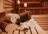 Verbringen Sie entspannende Momente in der Sauna des Panorama Hotels Heimbuchenthal.