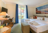 Beispiel für ein Doppelzimmer im Neuen Gartenhaus vom Best Western Plus Ostseehotel Waldschlösschen