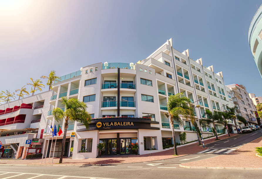 Ihr Hotel Vila Baleira empfängt Sie in Funchal auf Madeira.