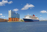 In Hamburg endet Ihre Reise an Bord der Queen Mary 2.