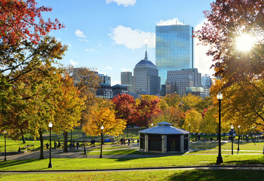 Besichtigen Sie das schöne Boston in den USA.
