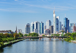 Frankfurt am Main bildet Start- und Zielpunkt Ihrer Kreuzfahrt.